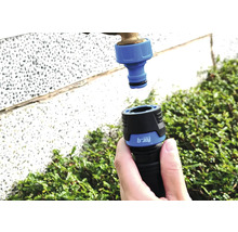 Pripojenie záhradnej hadice a pripojenie vodovodného kohútika na zavlažovanie záhrady