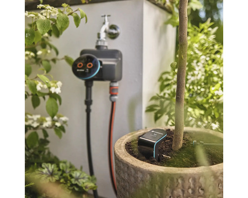 Gardena Smart Water Control System so senzorom pre zavlažovanie záhrady