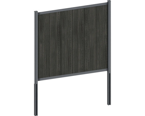 Drevená a kovová zástena