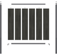 Plotové prvky s rámom pre záhradný dizajn