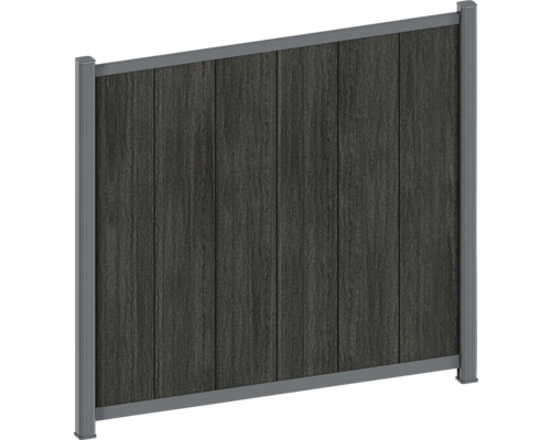 Záhradný plot z dreva a kovu