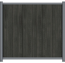 Drevená a hliníková zástena