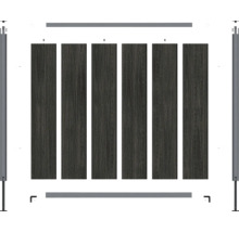 Terasa z drevených dosiek s rámom