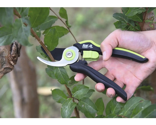 Nožnice na konáre pri práci na strome