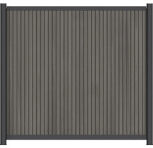 Záhradný plot z dreva a kovu