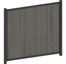 Ochranný plot z plastu a kovu