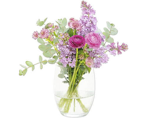 Kytica s iskerníkmi a orgovánmi v sklenenej váze