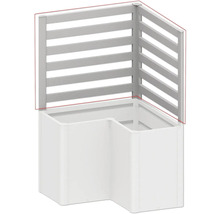 Vyvýšený záhon s mrežou z plastu