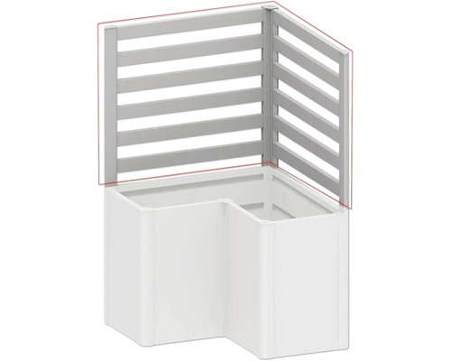 Vyvýšený záhon s mrežou z plastu