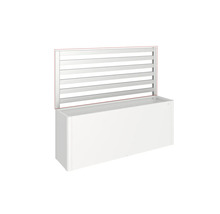 Kvetináč s mriežkou