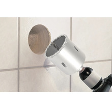 Diamantová dierovka vŕta otvor do dlaždice