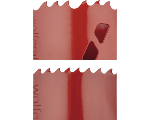 Detail pílového listu dierovky Wolfcraft