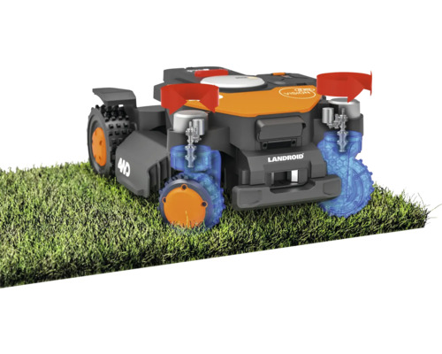 Robotická kosačka Worx Landroid na trávniku