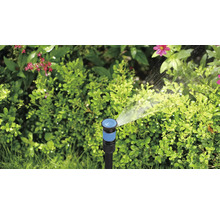 Záhradný postrekovač zavlažuje rastliny