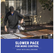 Nadstavec na lakovanie pre vŕtačky používaný na dvierkach skriniek