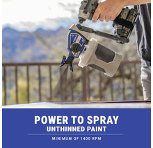 Striekacie zariadenie na farby s nádobou na farbu a vŕtačkou