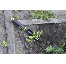 Záhradná scéna s odstraňovačom buriny na odstraňovanie buriny