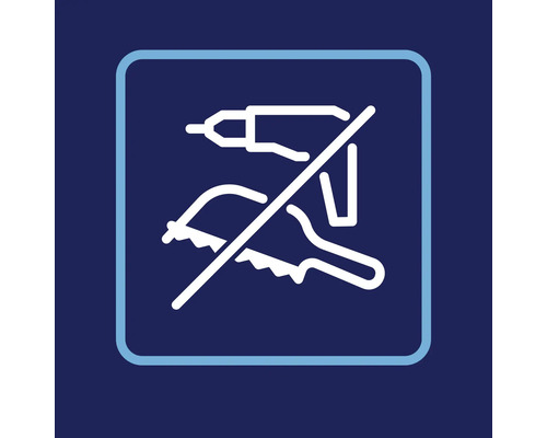 Symbol nevŕtať ani nerezať.