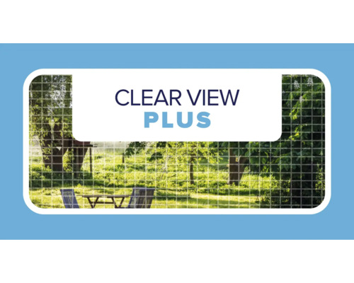 Sieťovina proti hmyzu Clear View Plus pre vysokú priehľadnosť a jasný výhľad do záhrady.