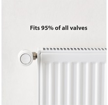 Radiátorový termostat na radiátorovom ventile pasuje na 95 percent všetkých ventilov