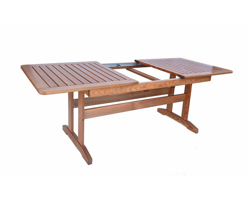 Rozkladací záhradný stôl z lamelového dreva