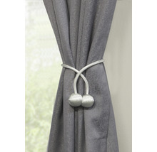 Sivý záves so sťahovacou páskou