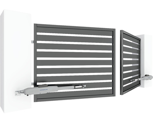 Pohon brány s krídlovou bránou