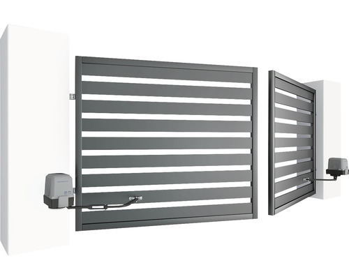 Dvojkrídlová brána s pohonom brány