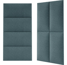 Zvuková izolácia na montáž na stenu, pozostávajúca z niekoľkých obdĺžnikových panelov