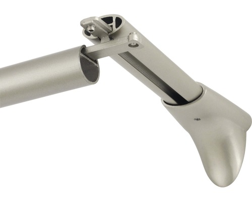 Detailný pohľad na záclonovú tyč s konzolou