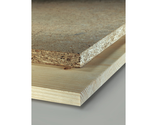 Drevená doska a drevotrieska v reze