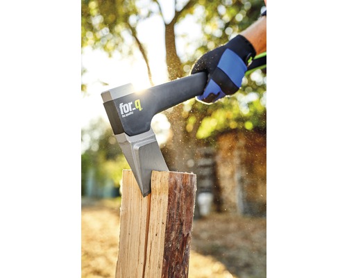 Štiepačka dreva s logom For.q štiepe klát