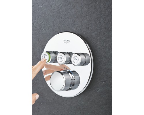 Armatúra Grohe s reguláciou teploty a rôznymi druhmi prúdu
