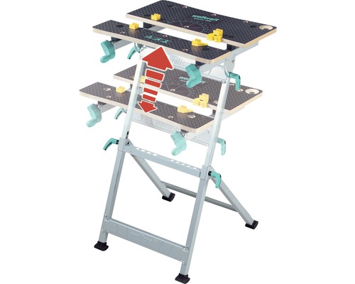 Pracovný stôl Wolfcraft Master Cut 2500 s nastaviteľnou výškou