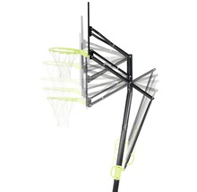 Nastaviteľný basketbalový kôš so sieťou a stojanom