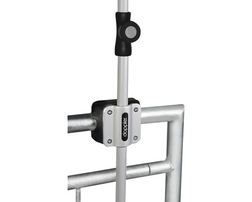 Logo Doppler na držiaku slnečníka