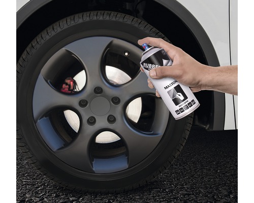 Sprej s gumovým nástrekom Maston na použitie na kolese automobilu