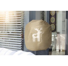 Dekoratívny sedací vak s motívom jeleňa do interiéru