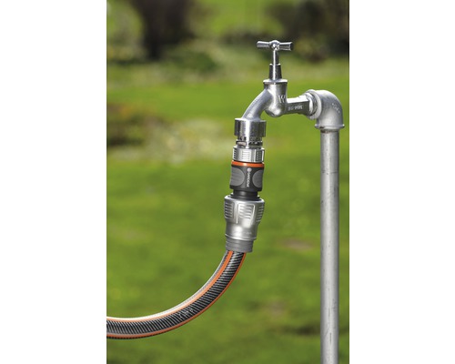 Pripojenie záhradnej hadice na vonkajší vodovodný kohútik