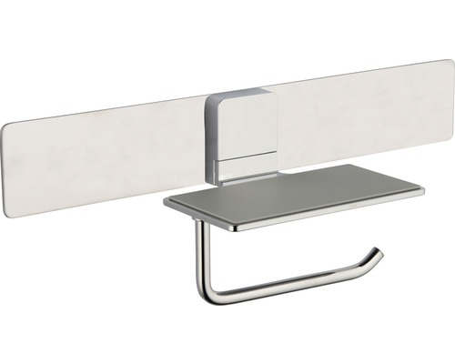 Držiak toaletného papiera s poličkou