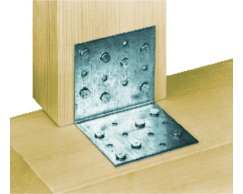 Kovový uholník pre drevené spoje