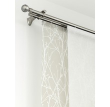 Záclonová tyč s panelovým závesom a dizajnom stromu