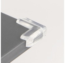 Chránič rohov Walteco 40x40x15 mm samolepiaci transparentný 4 ks-thumb-1