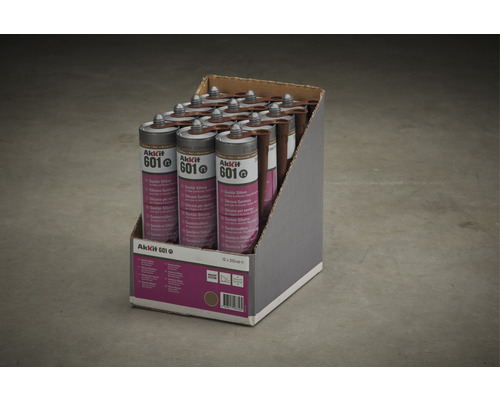 Kartón s dvanástimi kartušami sanitárneho silikónu