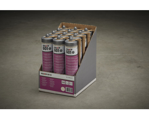 AkkKit 601 sanitárne silikónové kartuše v predajnom kartóne