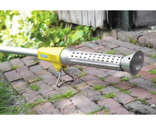 Elektrický odstraňovač buriny Gloria na kamenných doskách