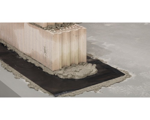 Murovanie z tehál s hydroizoláciou