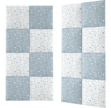 Dva zvukovoizolačné panely s vesmírnymi motívmi