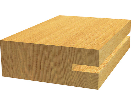 Drevený profil s drážkou