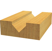 Drevený profil s V drážkou